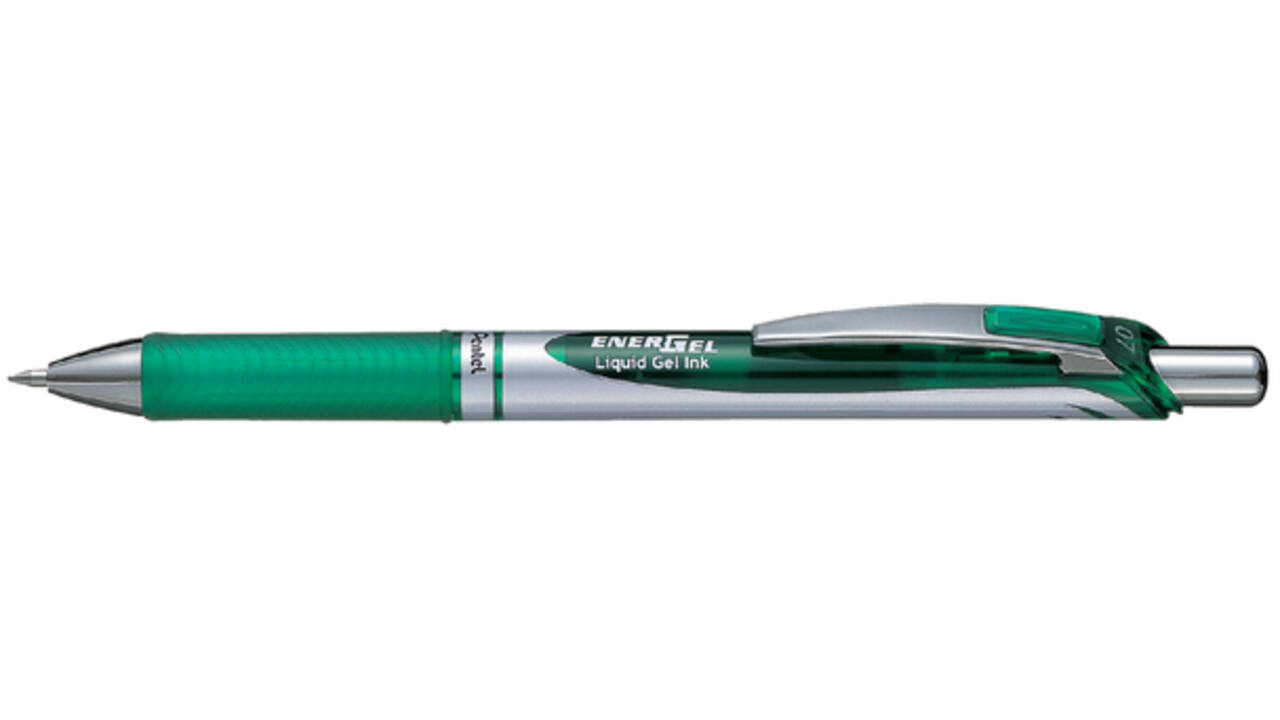 Gelschrijver Pentel BL77 Energel medium groen