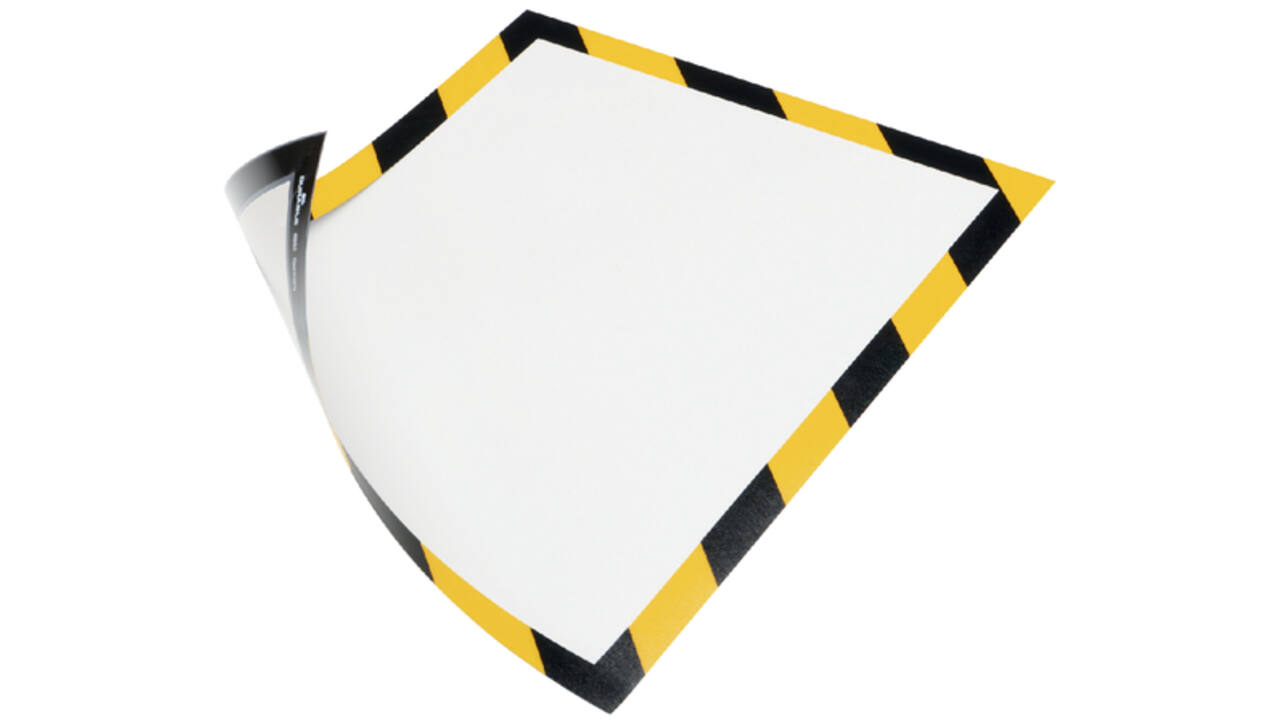 Duraframe Durable 4945130 security A4 magneet geel/zwart