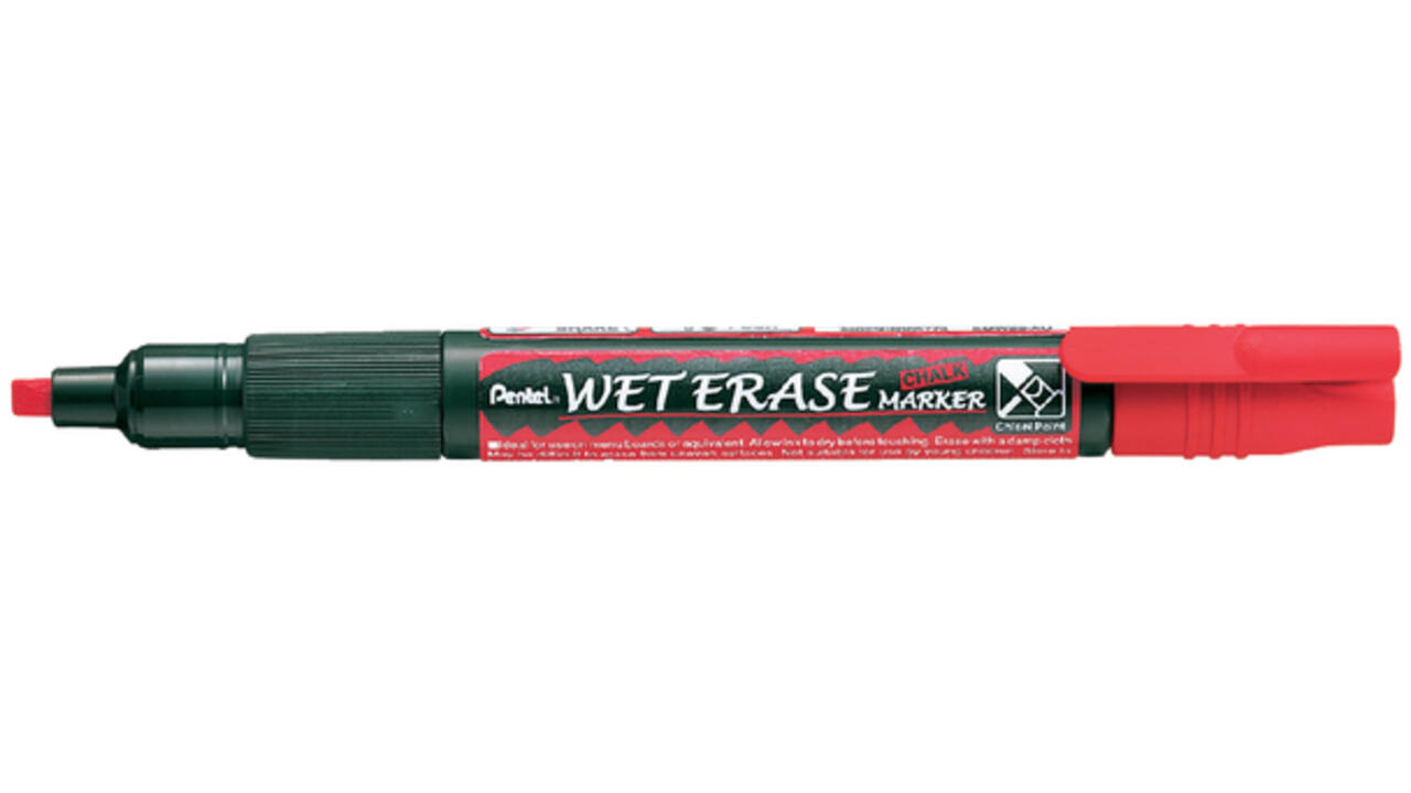 Krijtstift Pentel SMW26 1.5-4mm rood