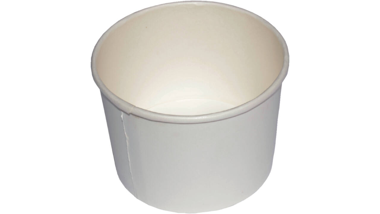 Soepbeker 240ml karton wit