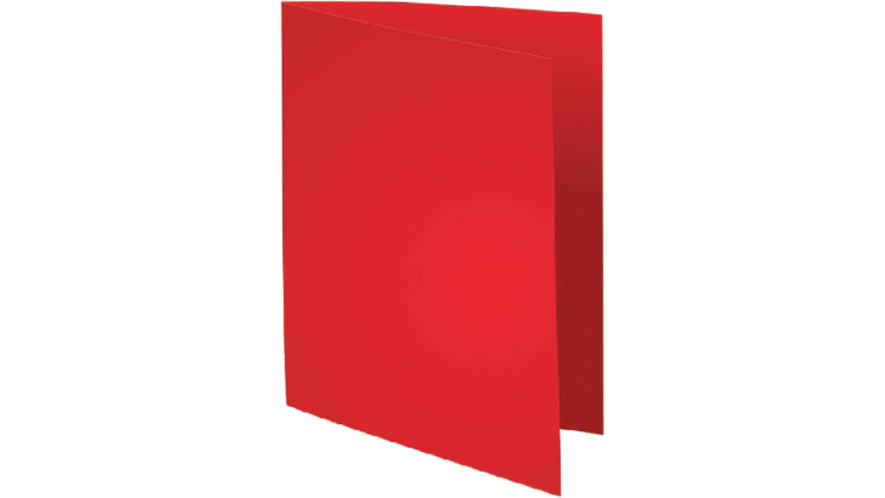 Vouwmap Exacompta Forever A4 170gr rood