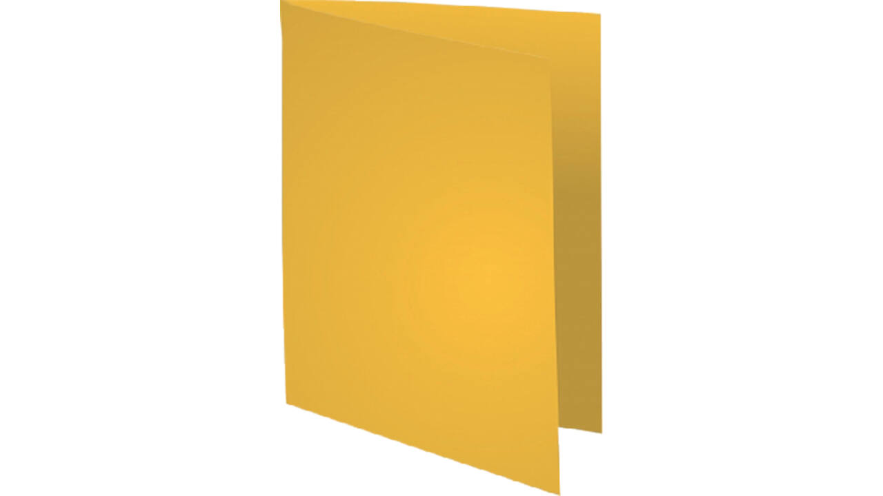 Vouwmap Exacompta Forever A4 170gr kanariegeel