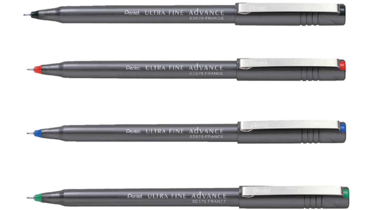 Fineliner Pentel SD570 extra fijn blauw
