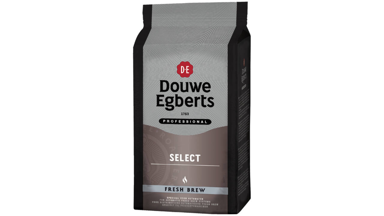 Koffie Douwe Egberts Fresh Brew Select voor automaten 1000gr