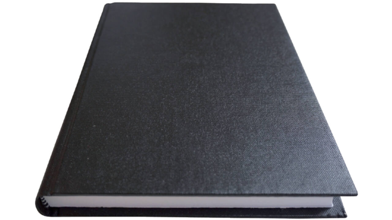 Schrift Qbasic met harde kaft A5 400blz lijn zwart
