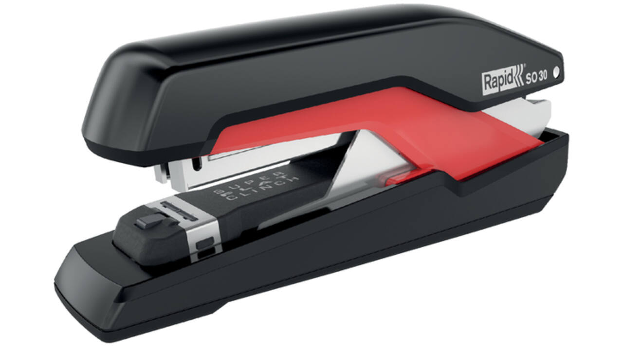 Nietmachine Rapid SO30 Fullstrip 30vel 24/6 zwart/rood