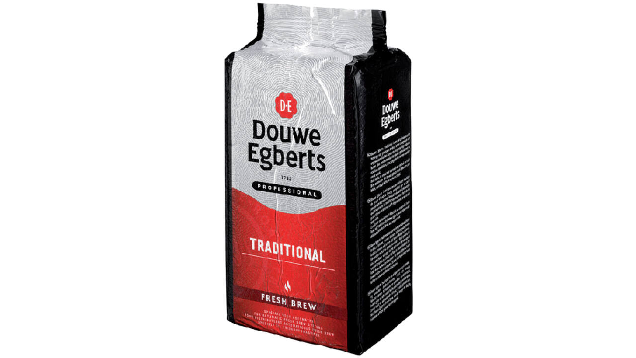 Koffie Douwe Egberts Fresh Brew voor automaten 1kg