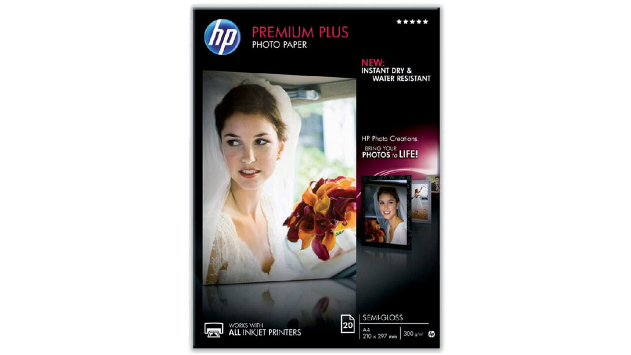Inkjetpapier HP CR673A A4 semi glossy 300gr 20vel