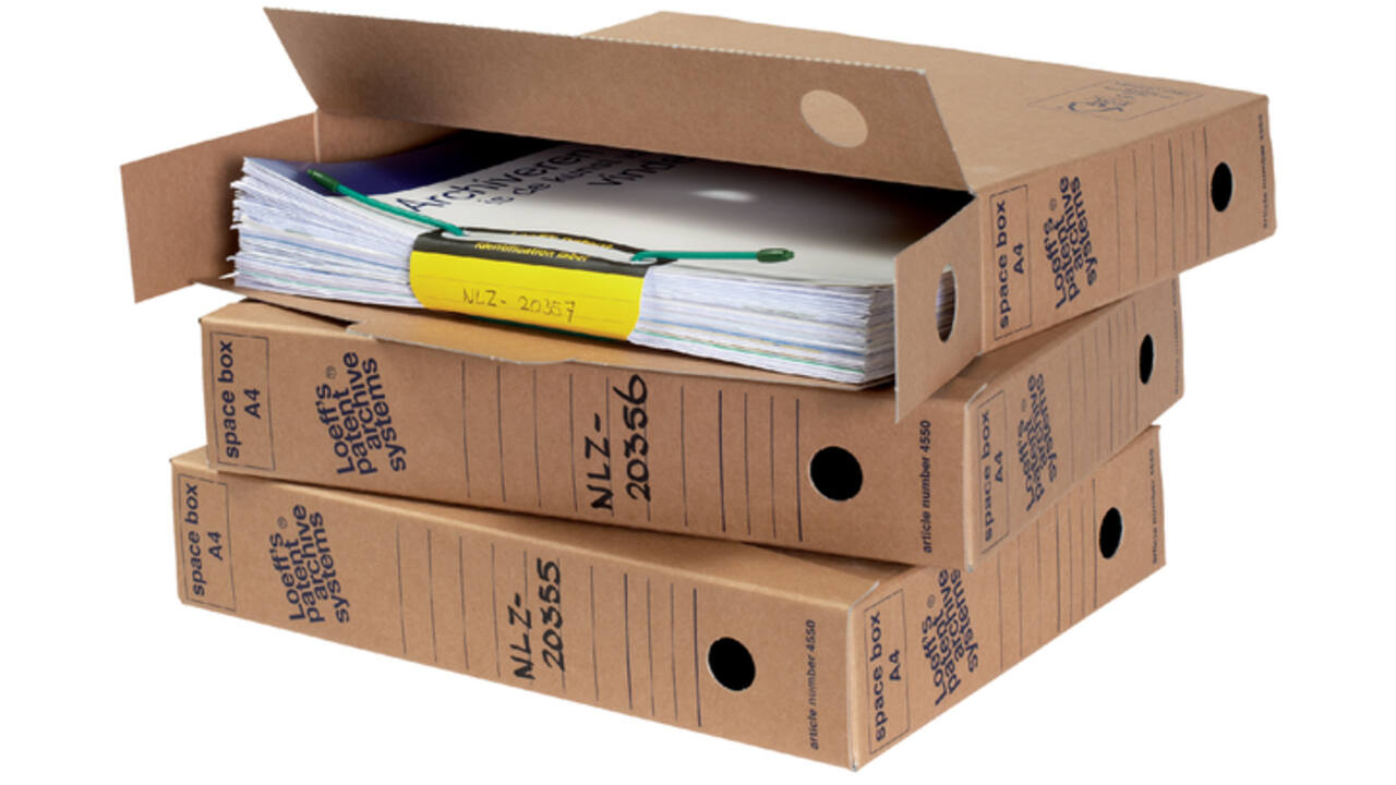 Archiefdoos Loeff's Space Box 4550 A4 320x240x60mm