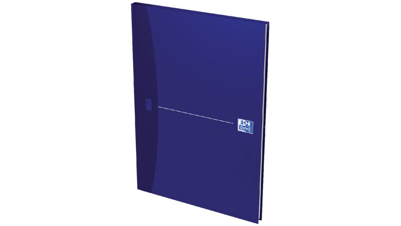 Notitieboek Oxford Office Essentials A4 lijn 192 pagina' s 80gr blauw