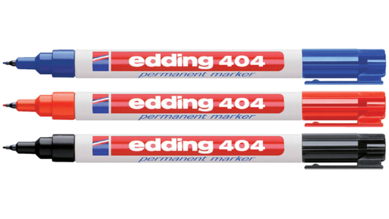 Viltstift edding 404 rond 0.75mm zwart
