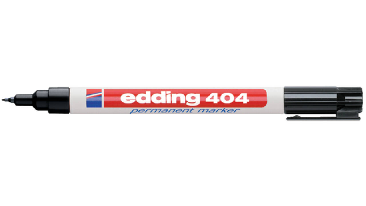 Viltstift edding 404 rond 0.75mm zwart