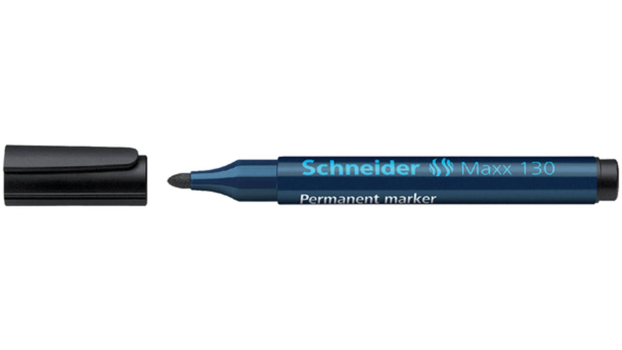 Viltstift Schneider Maxx 130 rond 1-3mm zwart