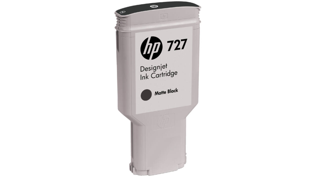 Inktcartridge HP C1Q12A 727 mat zwart