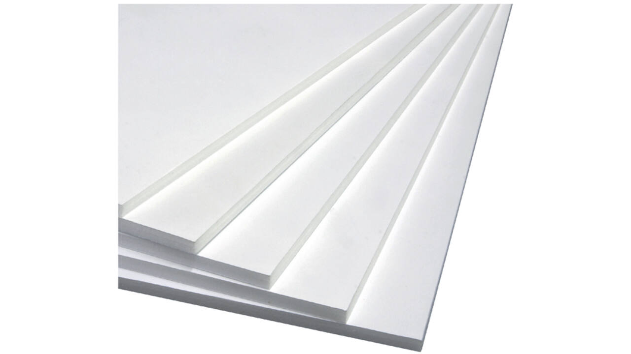 Foamboard 50x70cm 2-zijdig 5mm wit