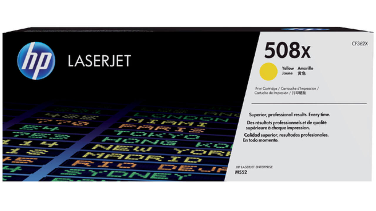 Tonercartridge HP CF362X 508X geel