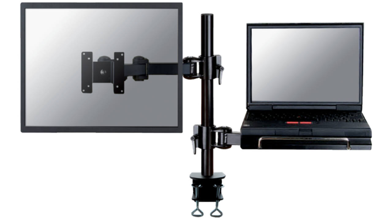 Laptoparm Neomounts D960 10-27" met klem zwart