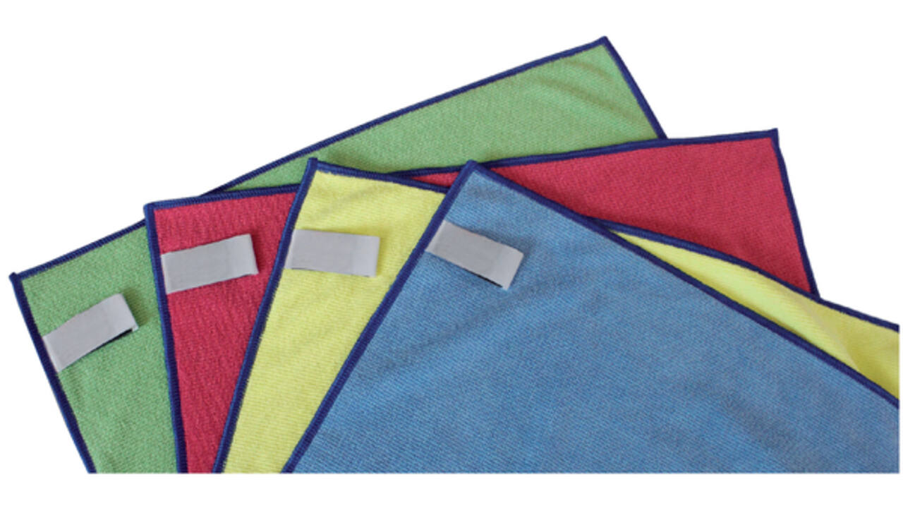 Microvezeldoek Primesource professional 38x38cm geel pak à 10 stuks