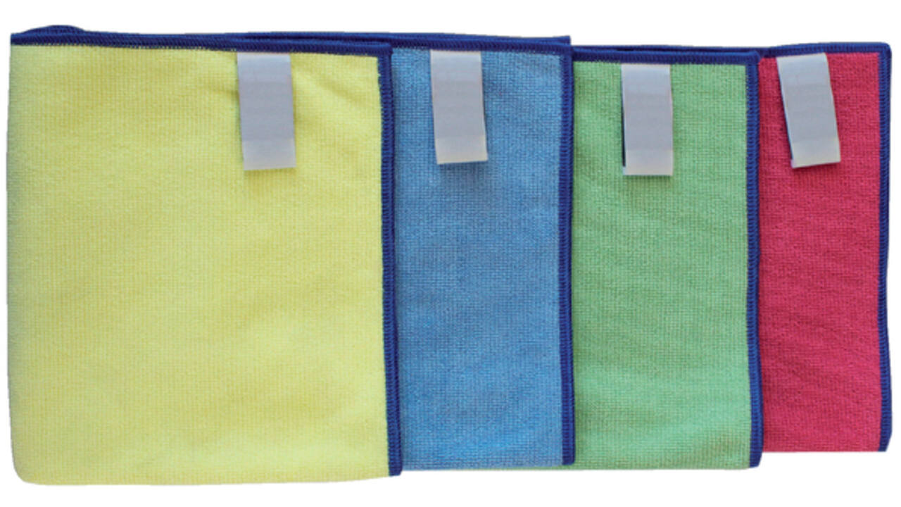 Microvezeldoek Primesource professional 38x38cm geel pak à 10 stuks