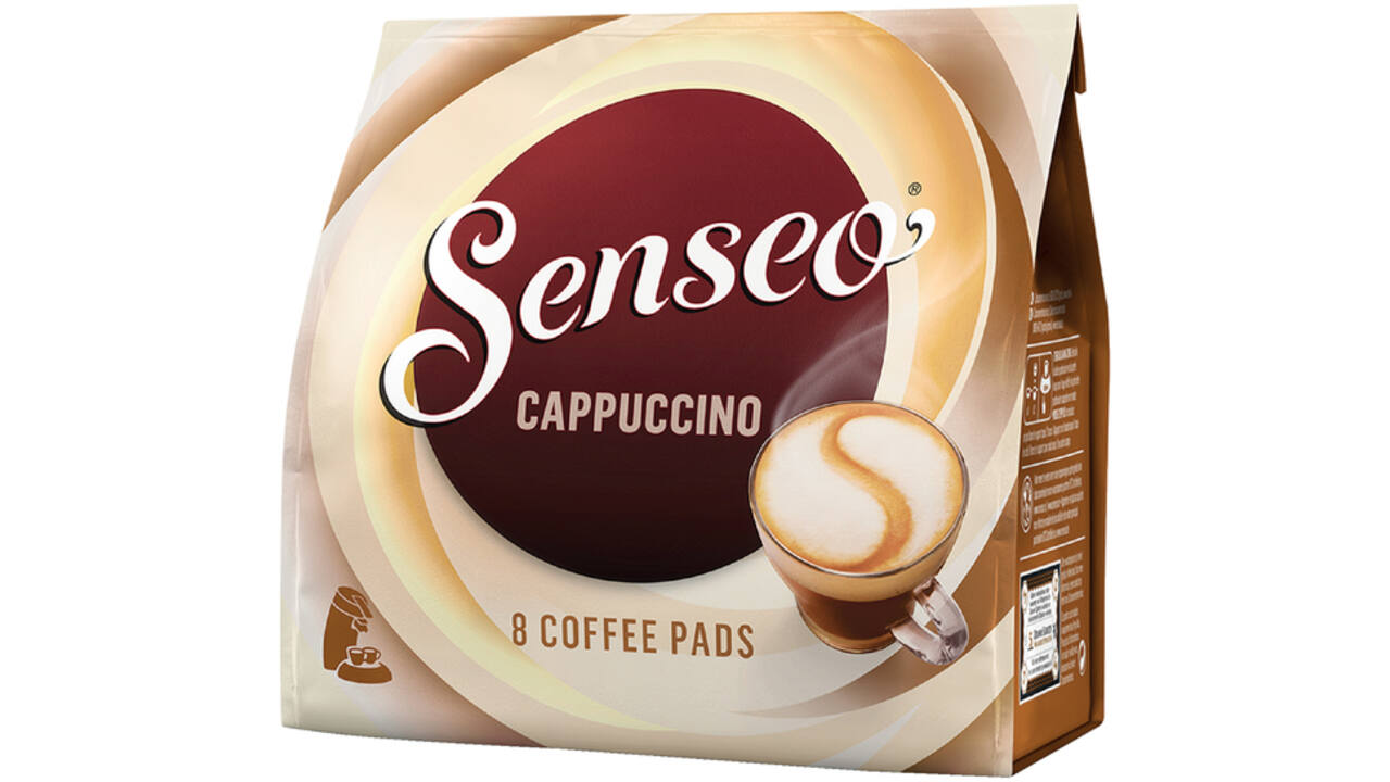 Koffiepads Douwe Egberts Senseo cappuccino 8 stuks