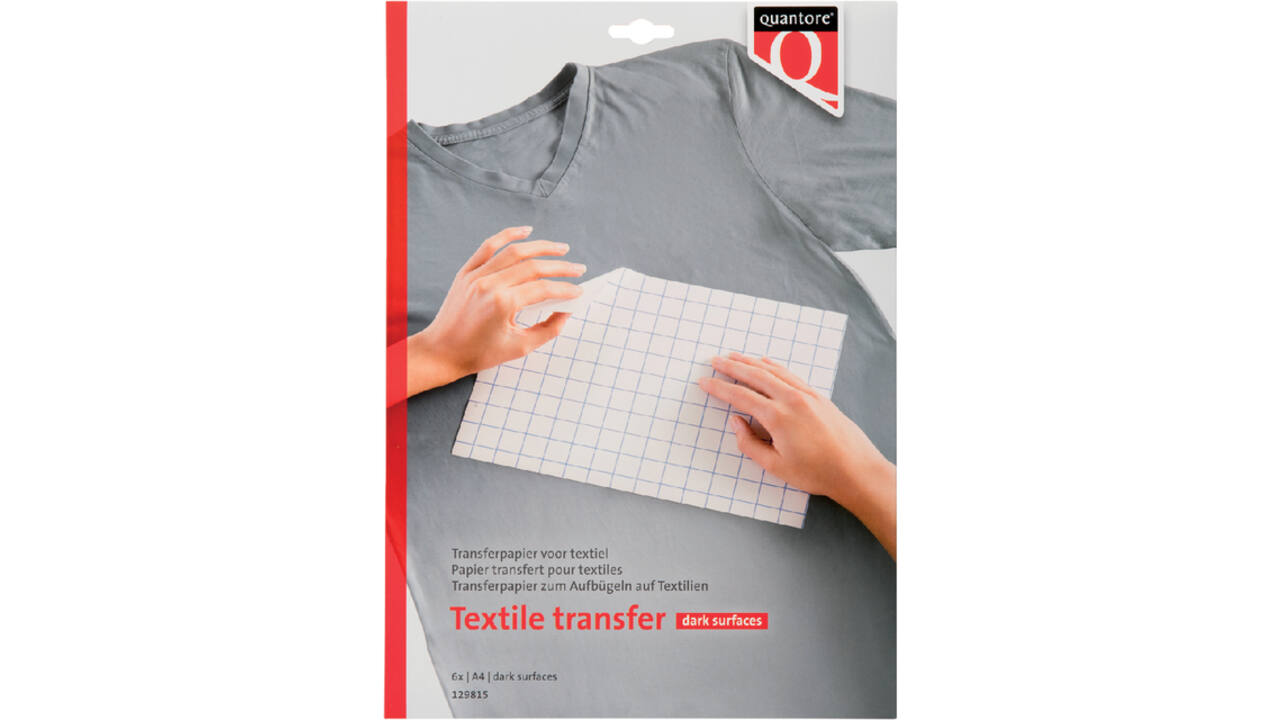 Inkjet transferpapier voor textiel Quantore donkere kleding