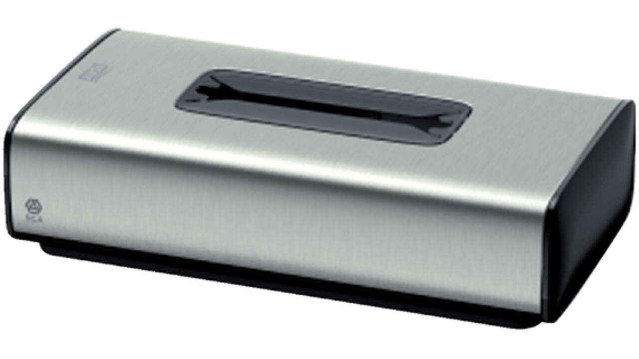Facial tissues dispenser Tork F1 één-per-keer-dosering rvs 460013