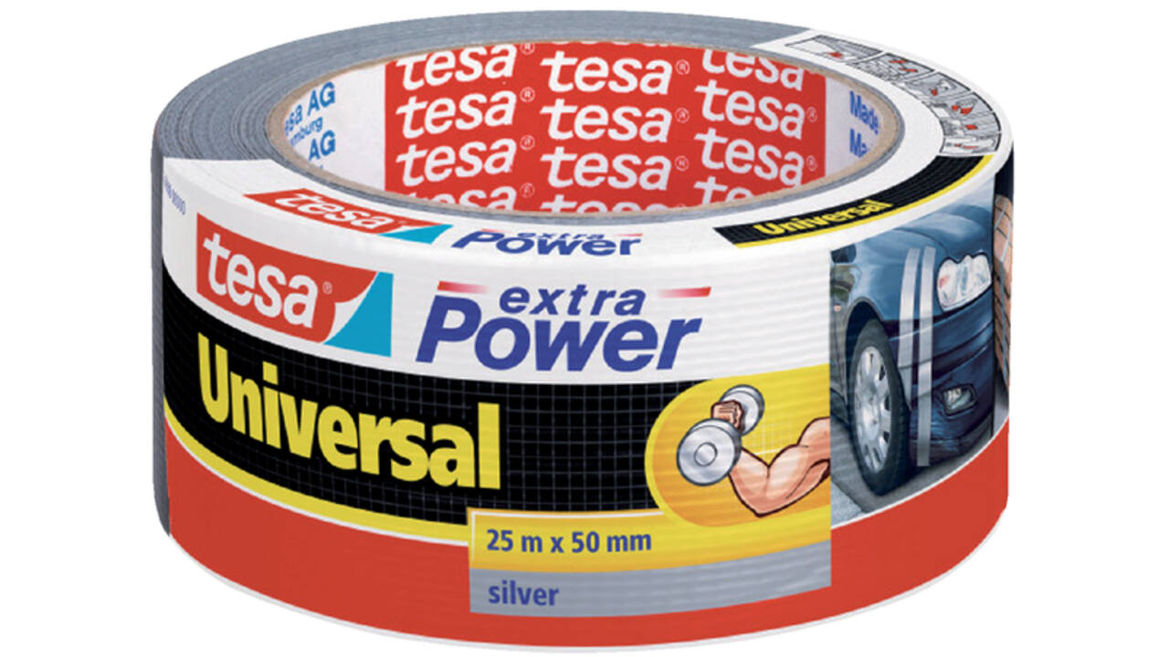 Duct tape tesa® extra Power Universal 25mx50mm grijs