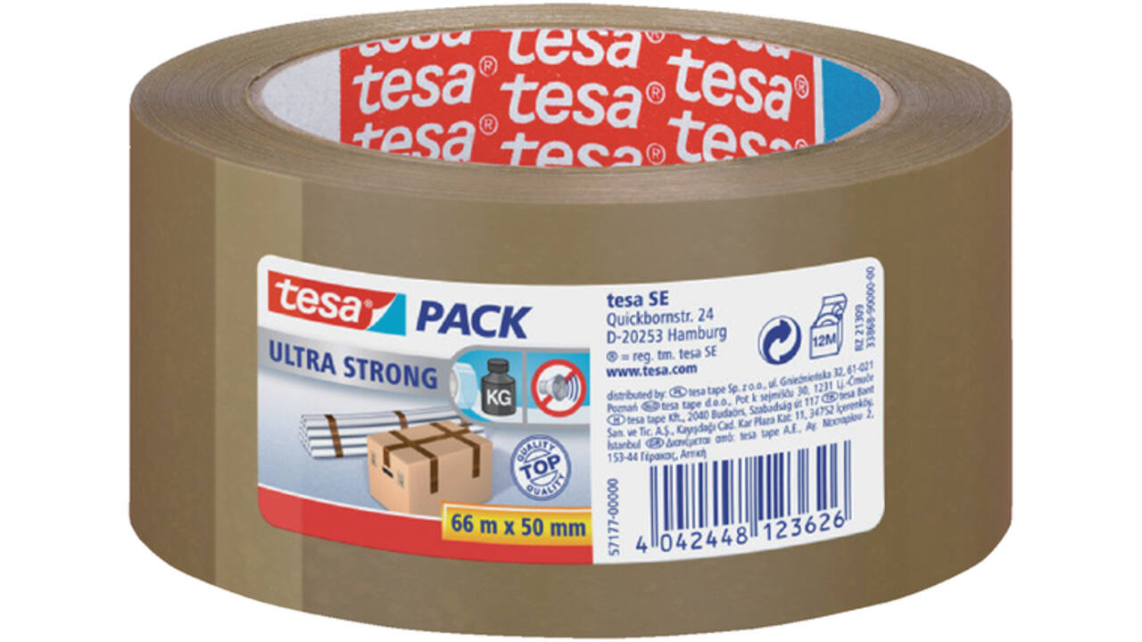 Verpakkingstape tesapack® Ultra Strong 66mx50mm bruin