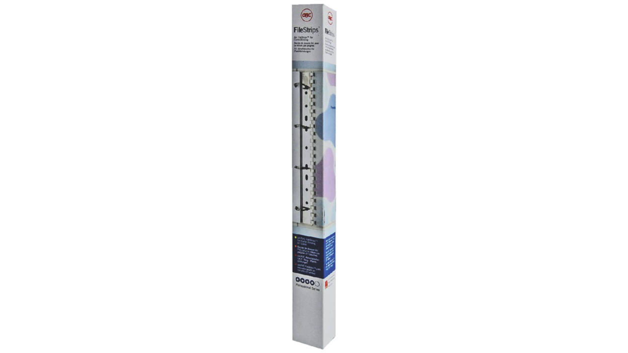 Filestrip GBC 34-gaats A4 transparant 100stuks