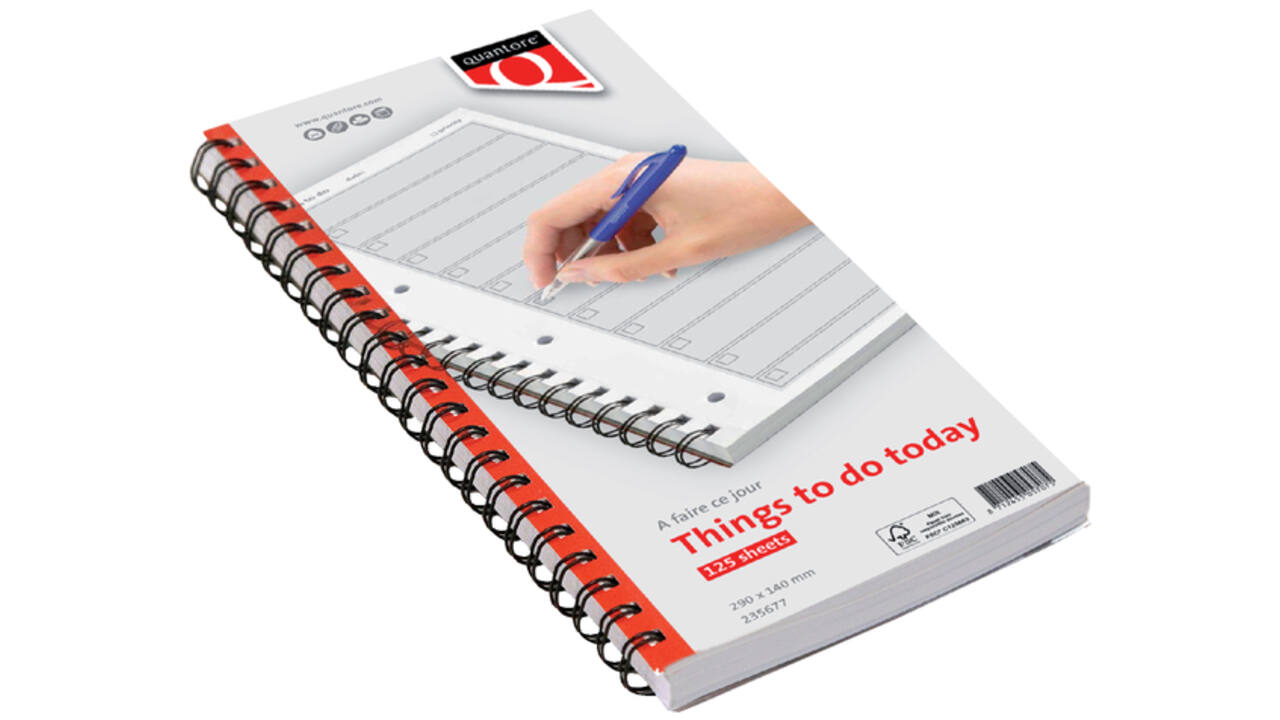 Things to do today Quantore notitieboek 125vel