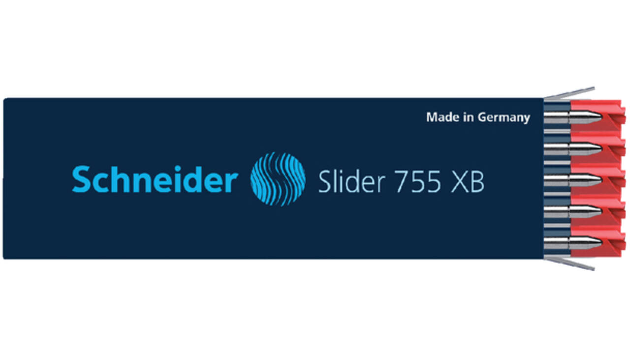 Balpenvulling Schneider 755 Slider Jumbo extra breed rood