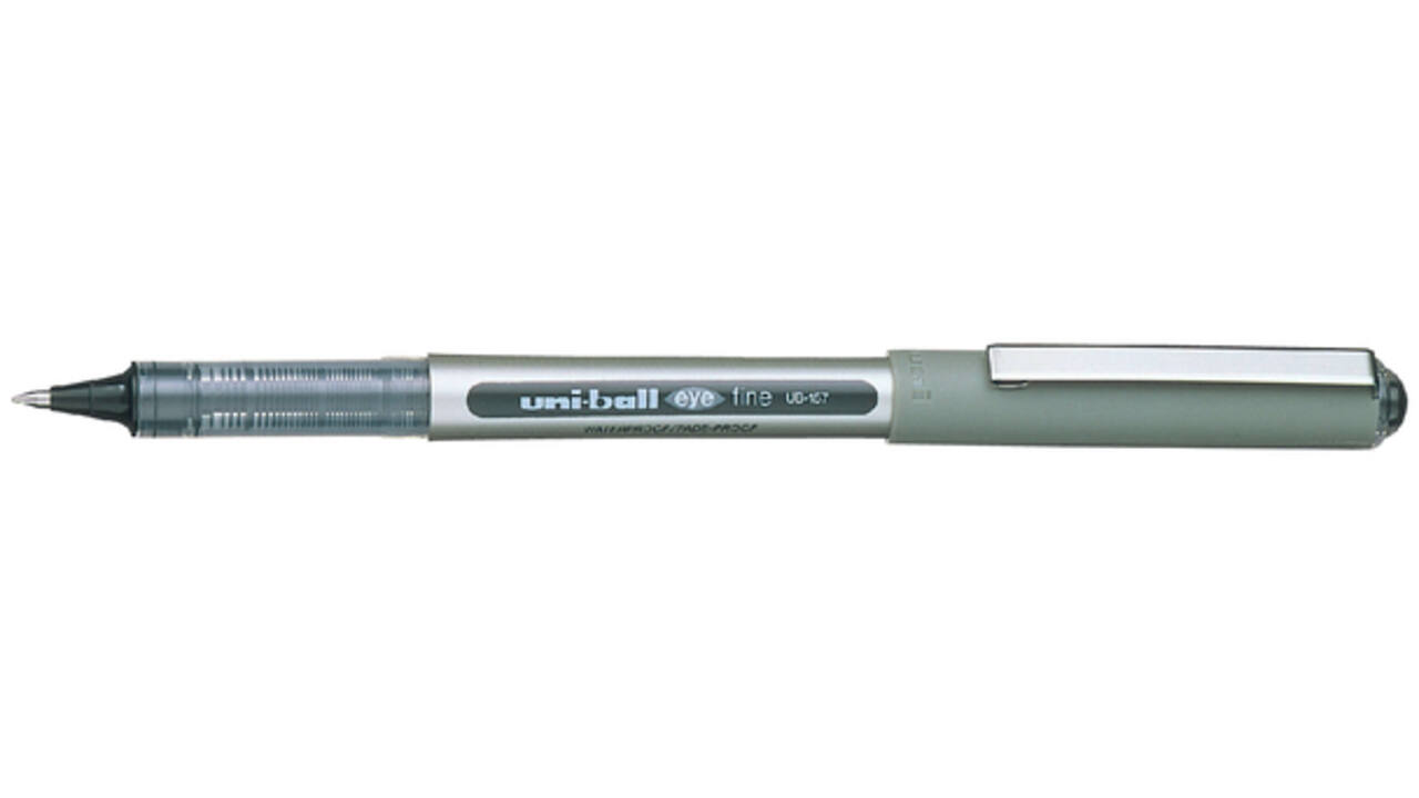 Rollerpen Uni-ball Eye 157N fijn zwart