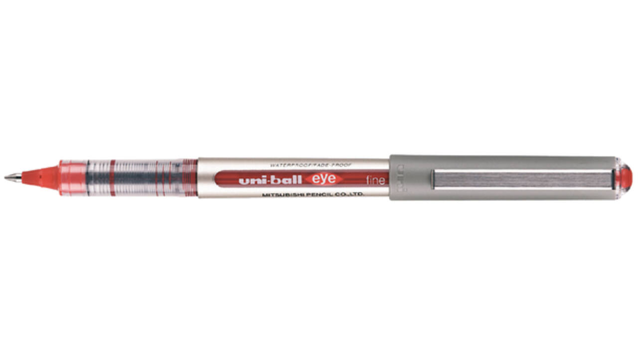 Rollerpen Uni-ball Eye 157R fijn rood