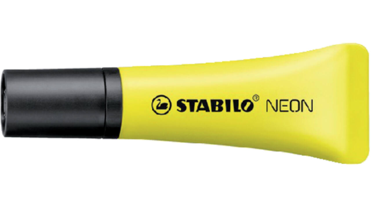 Markeerstift STABILO 72/24 neon geel