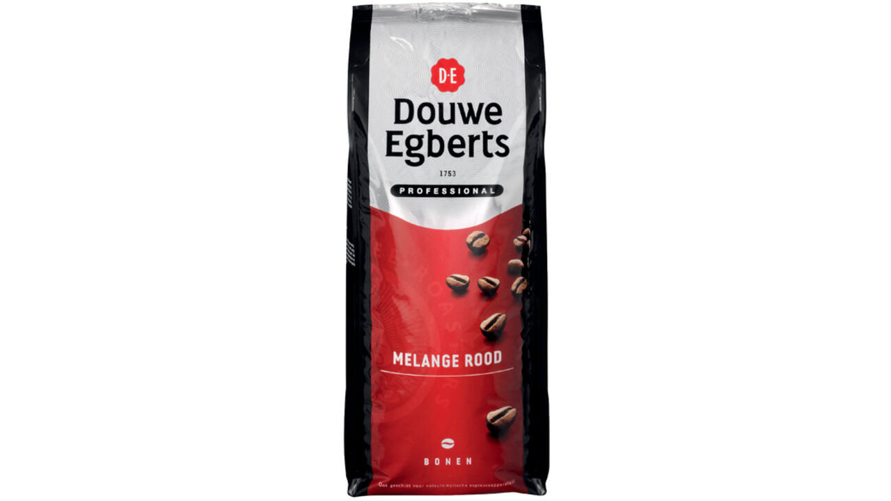 Koffie Douwe Egberts bonen Melange Rood 1kg