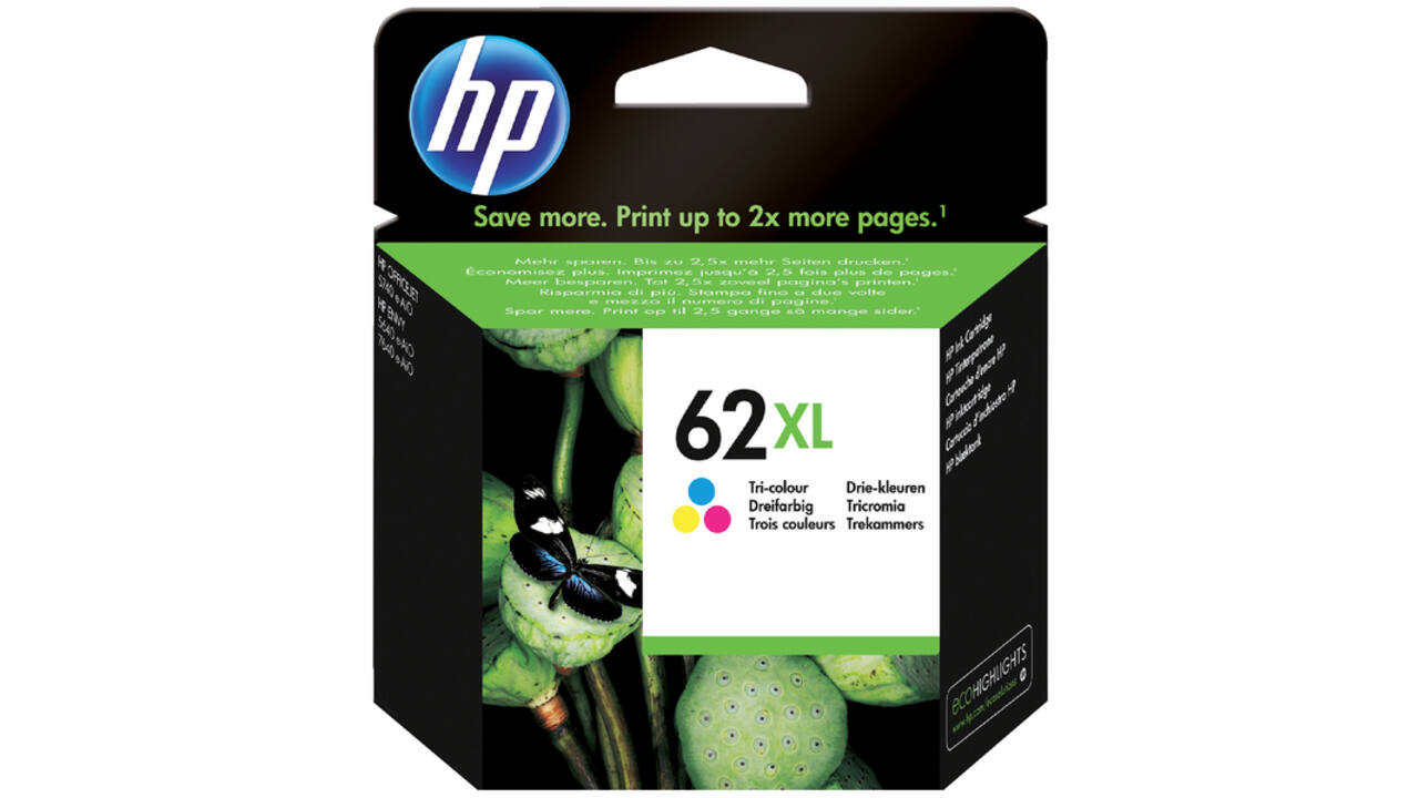 Inktcartridge HP C2P07AE 62XL kleur