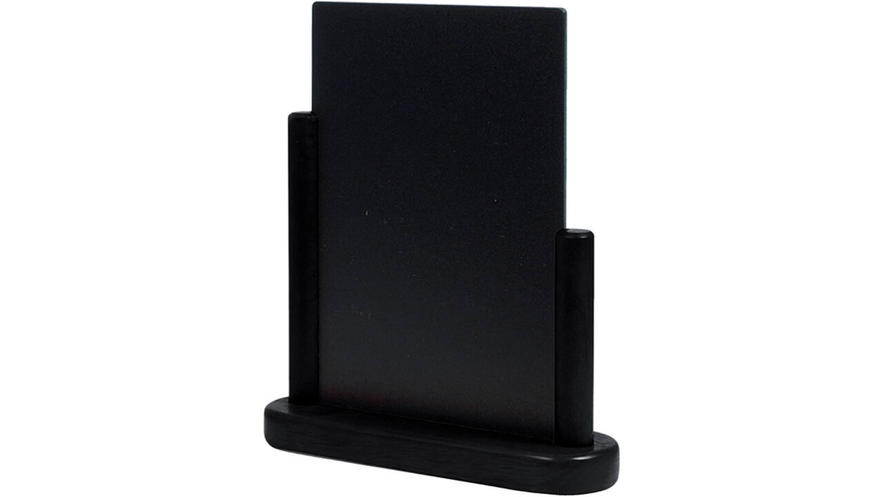 Krijtbord Securit 23x20x6cm zwart hout