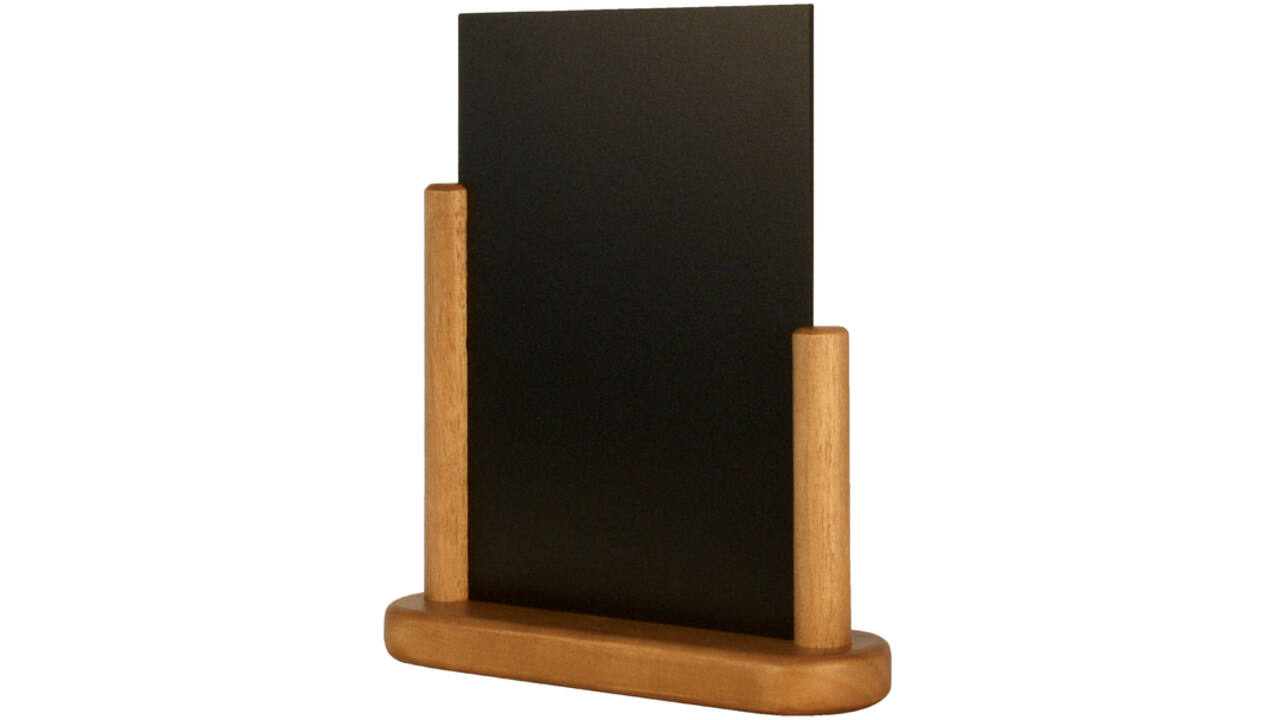 Krijtbord Securit 17x16x5cm teak hout