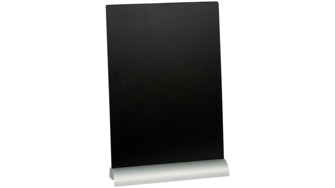Krijtbord Securit A4 29x21x6cm voet aluminium