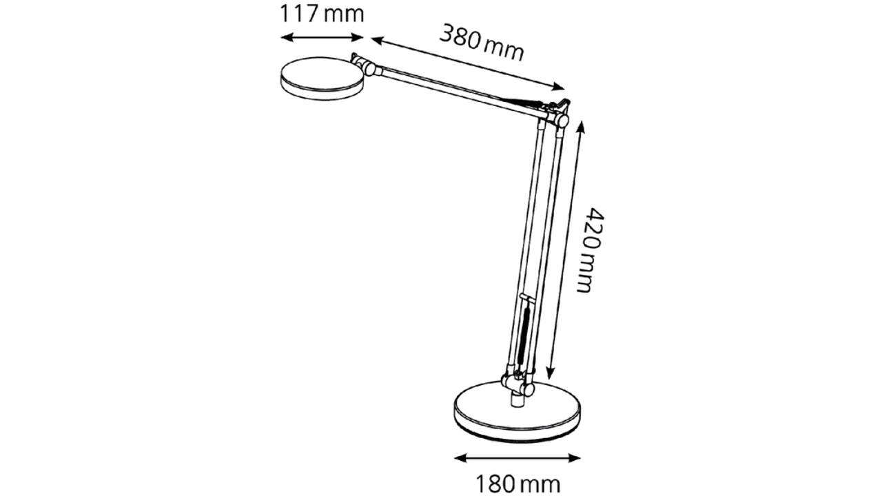 Bureaulamp Hansa ledlamp 4you aluminium