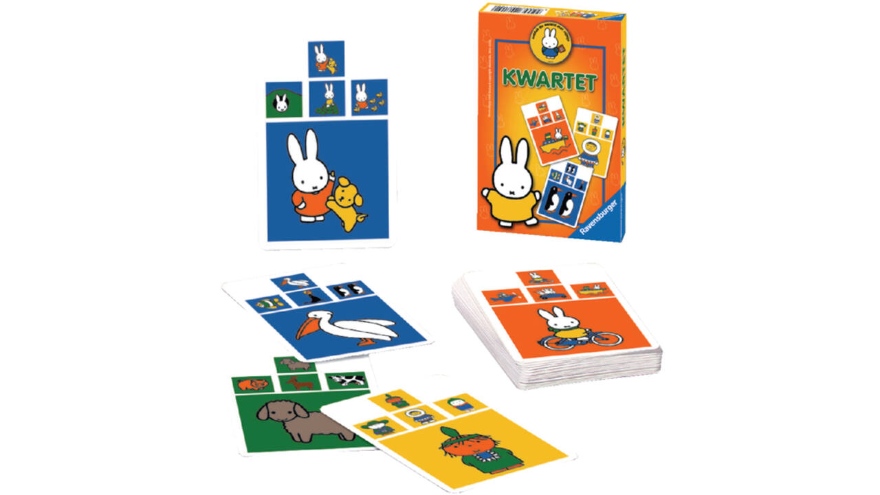 Spel Ravensburger Nijntje ontdekt de wereld kwartet