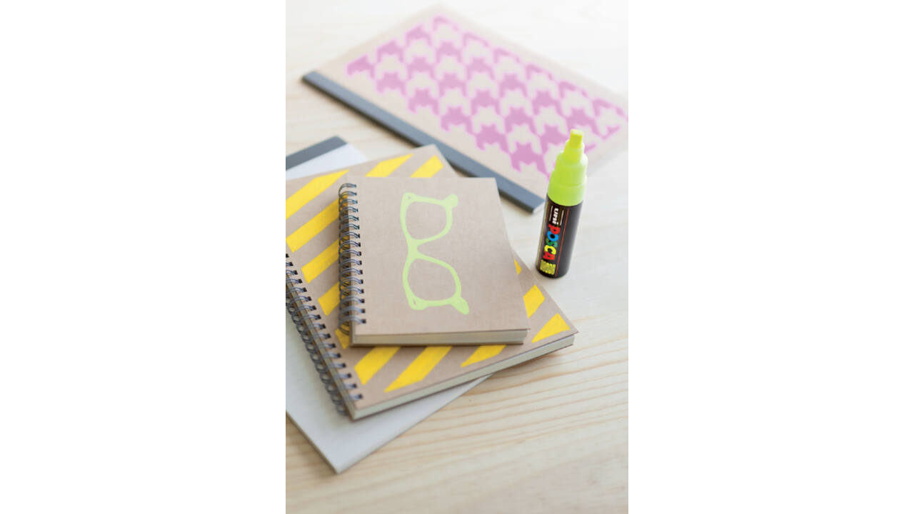 Verfstift Posca PC3M fijn assorti set à 8 stuks