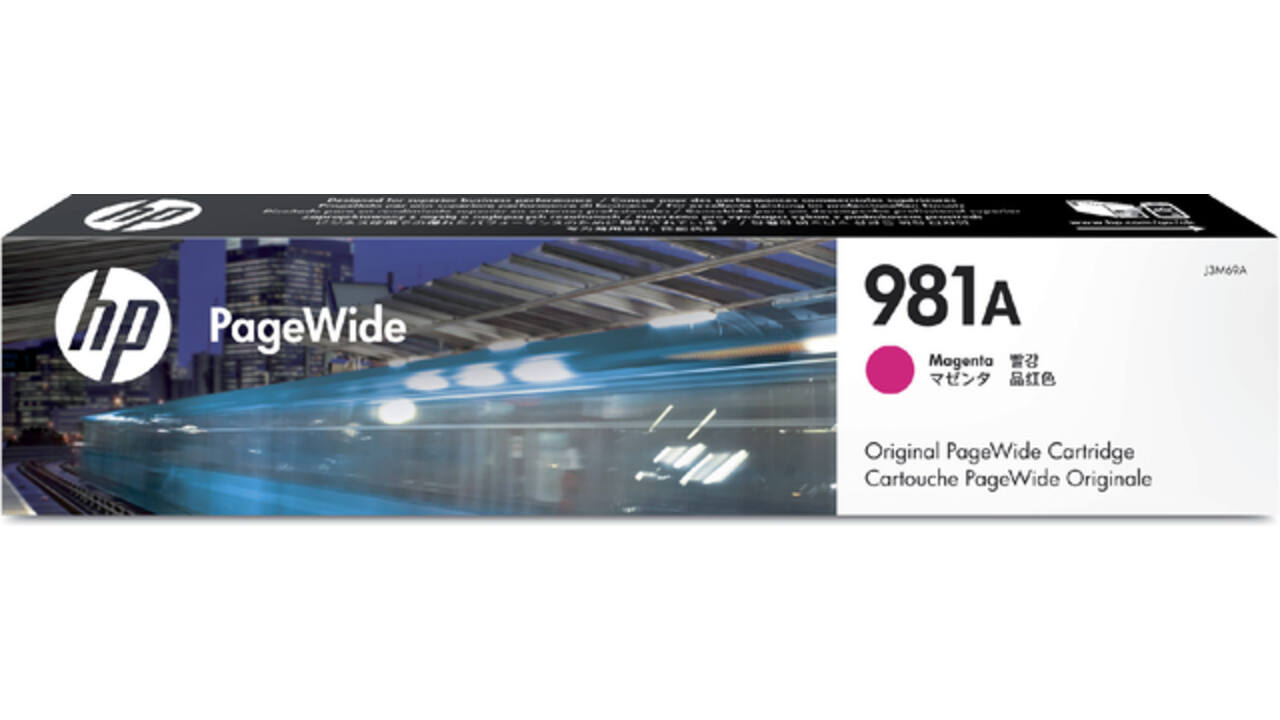 Inktcartridge HP J3M69A 981A rood