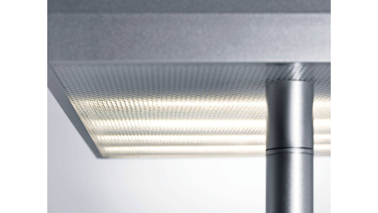 Vloerlamp Hansa led Maxlight aluminium