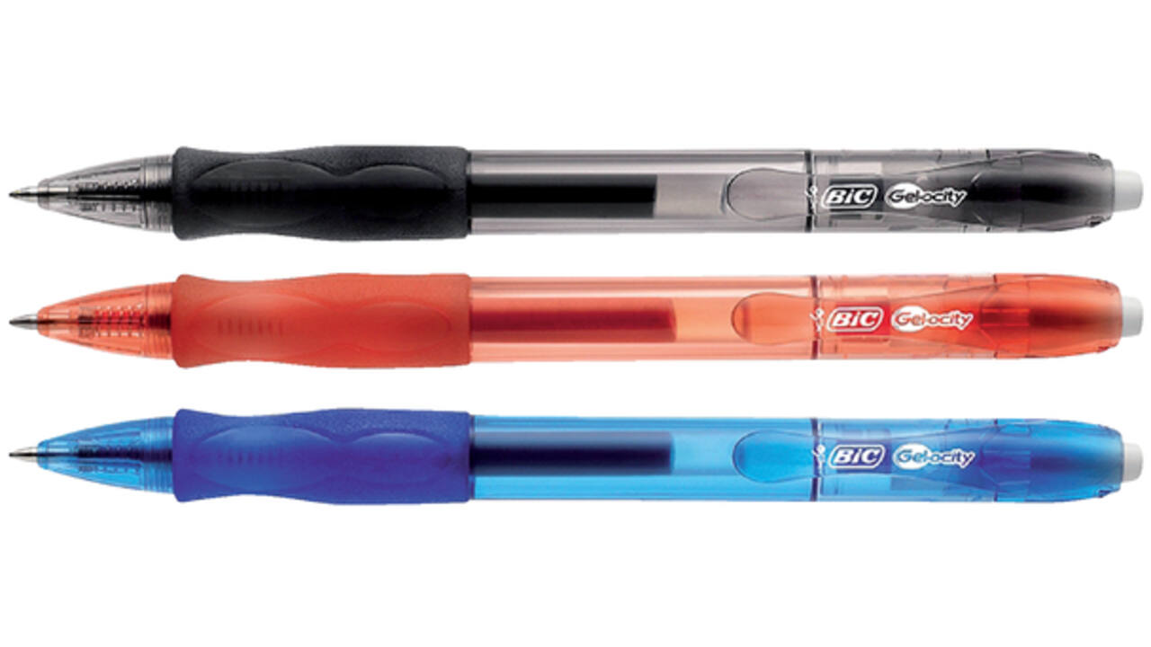 Gelschrijver Bic Gel-ocity medium zwart