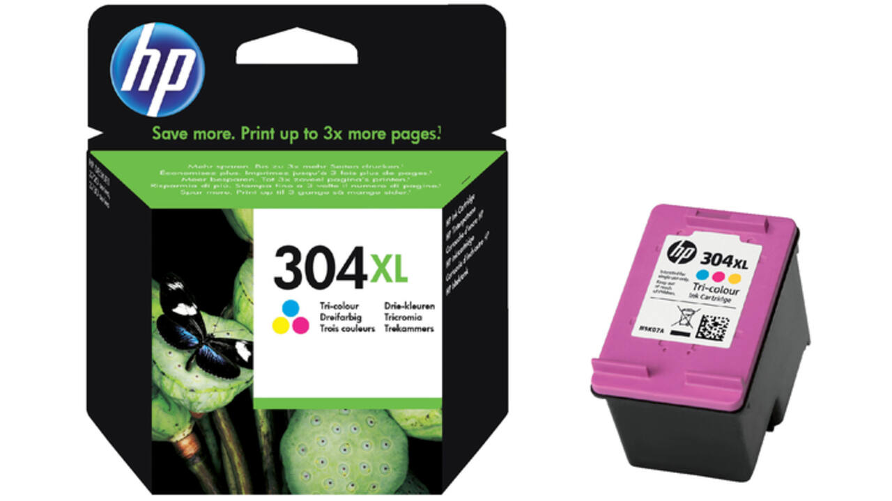 Inktcartridge HP N9K07AE 304XL kleur