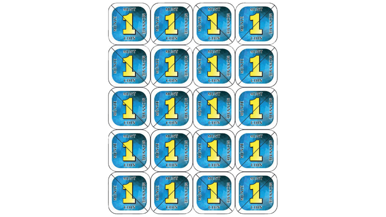 Consumptie breekmunten Combicraft 200st blauw