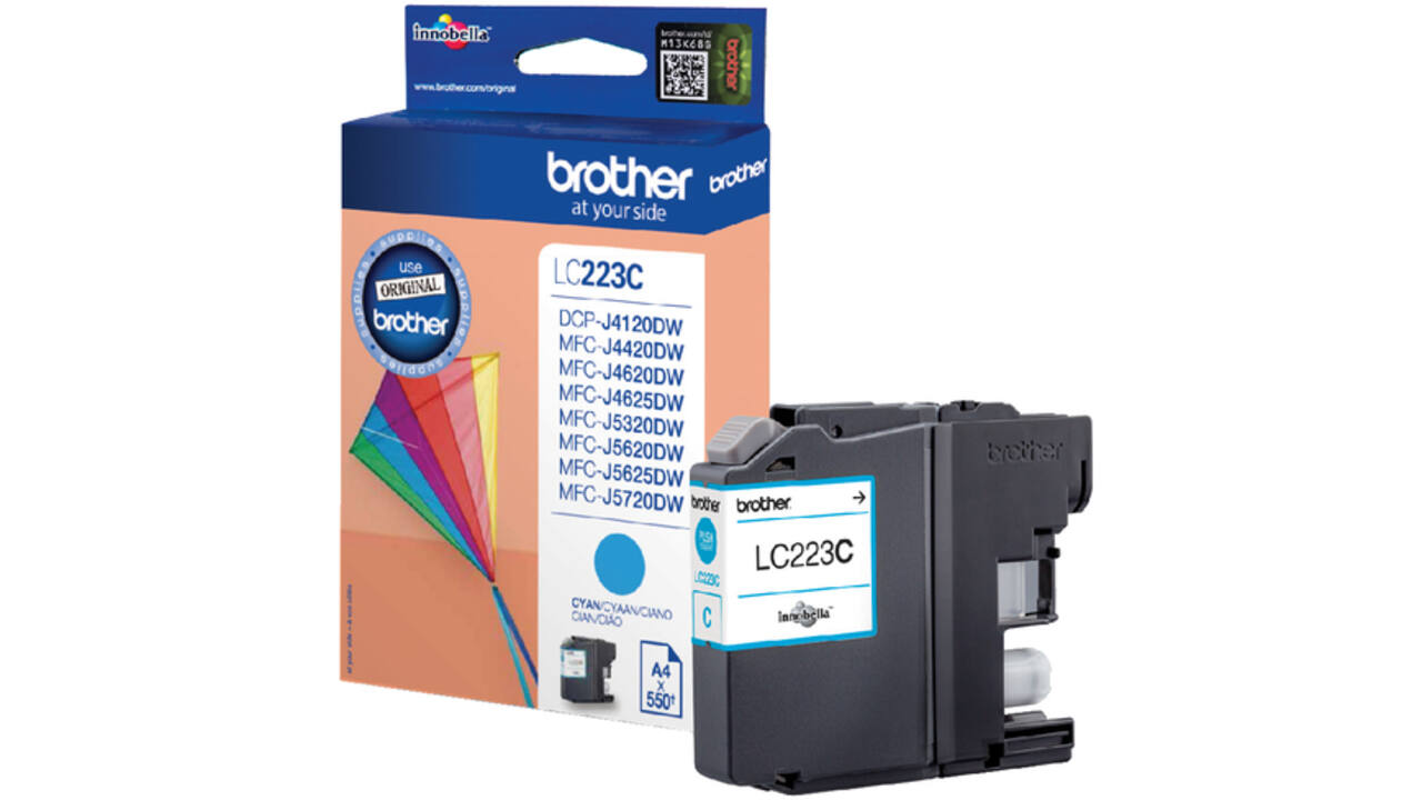 Inktcartridge Brother LC-223C blauw