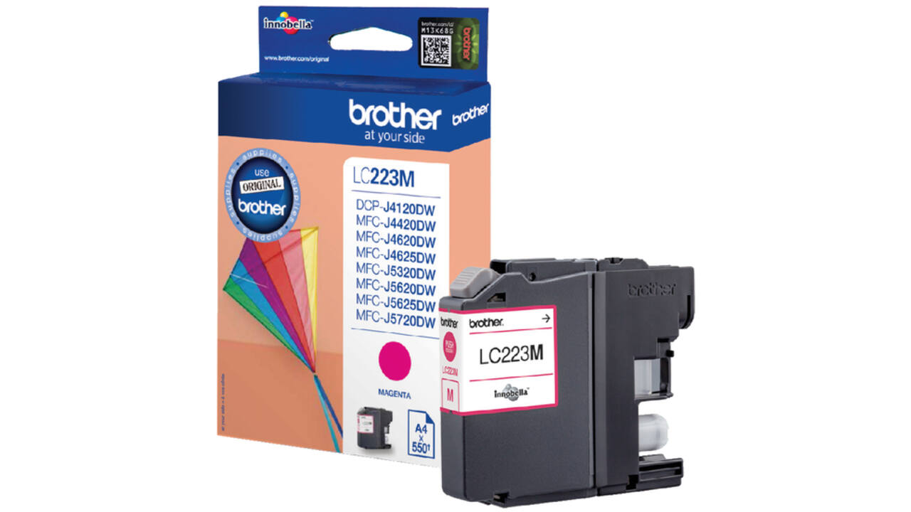 Inktcartridge Brother LC-223M rood
