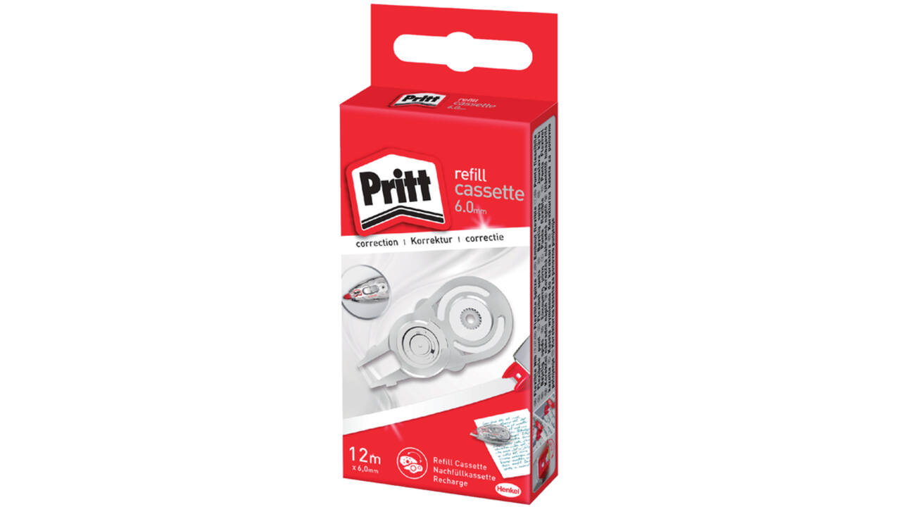 Correctierollervulling Pritt 6mmx12m flex